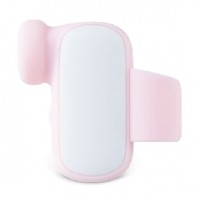 Sucking Massager with Finger Loop, 10-Speed, Medical Grade Silicone, Waterproof, Rechargeable, PINK and WHITE